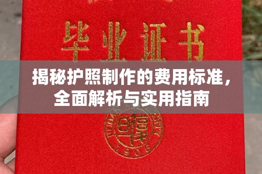 谷城揭秘护照制作的费用标准，全面解析与实用指南