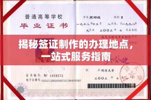谷城揭秘签证制作的办理地点，一站式服务指南