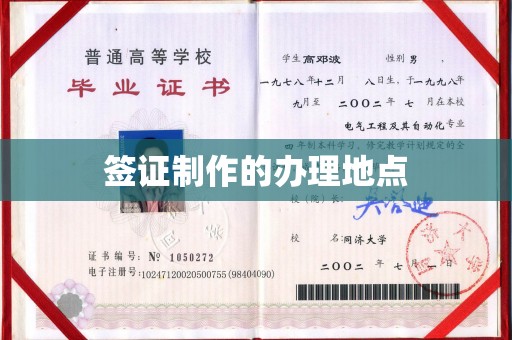 谷城签证制作的办理地点