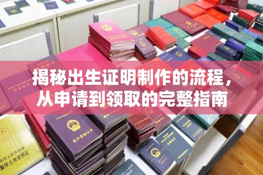 谷城揭秘出生证明制作的流程，从申请到领取的完整指南