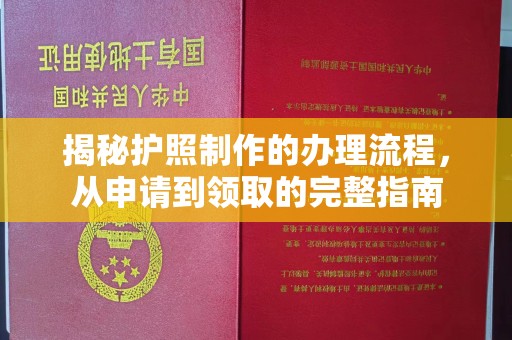 谷城揭秘护照制作的办理流程，从申请到领取的完整指南