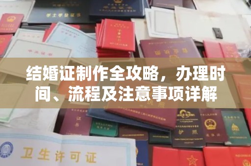 谷城结婚证制作全攻略，办理时间、流程及注意事项详解